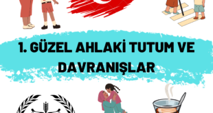 1. GÜZEL AHLAKİ TUTUM VE DAVRANIŞLAR 2 1. GÜZEL AHLAKİ TUTUM VE DAVRANIŞLAR