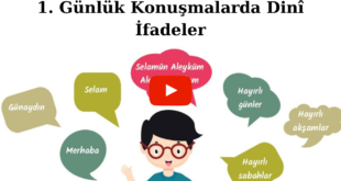 1. Gunluk Konusmalarda Dini Ifadeler