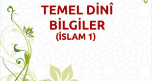 Temel Dini Bilgiler ( İslam-1) 8 Ortaokul TDB 1 MEB