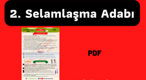 2. Selamlaşma Adabı 9 2. Selamlaşma Adabı