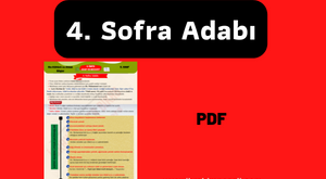 4. Sofra Adabı 4 4. Sofra Adabı