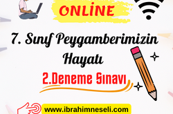 7. Sınıf Peygamberimizin Hayatı 2.Deneme Sınavı
